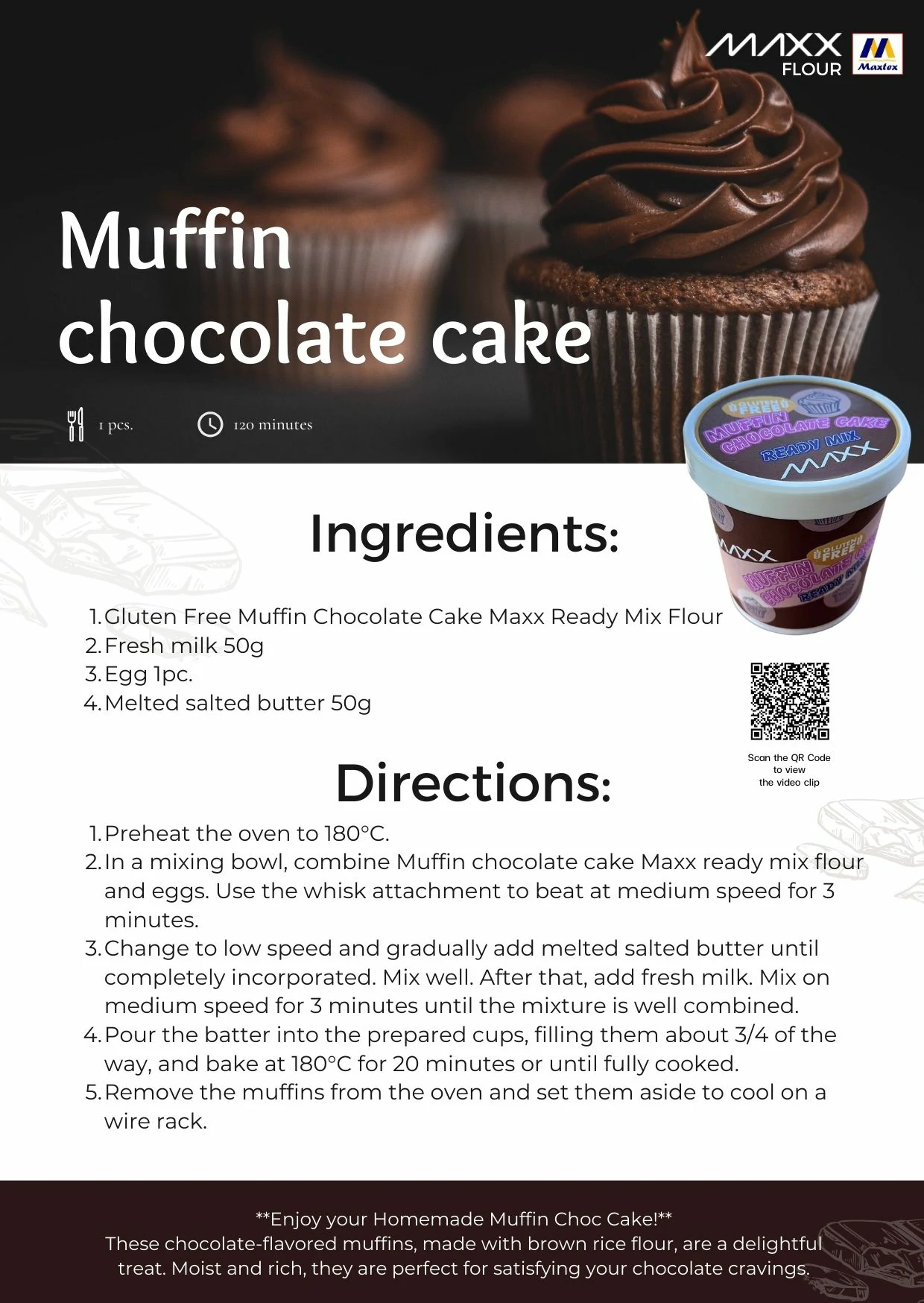 Muffin Chocolate Cake – Maxtex Group